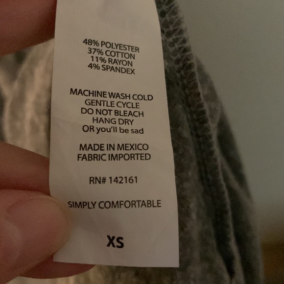 XS Solid Gray/Grey LuLaRoe Nicole Dress - NWOT - Picture 4 of 6